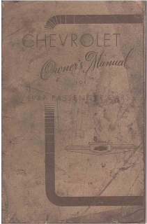 Chevrolet 1947 Owners Manual