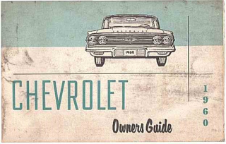 Chevrolet 1960 Owners Manual