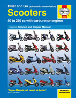 Scooters 50 to 250 cc - Twist and Go (automatic transmission)
