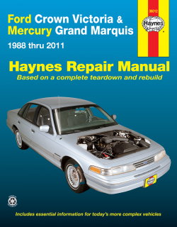 Ford Crown Victoria / Mercury Grand Marquis (88-11)