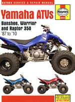 Yamaha Banshee Warrior & Raptor ATVs (87-10) 
