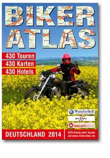 Biker-Atlas Deutschland 2014