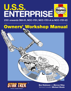 U.S.S. Enterprise Manual 