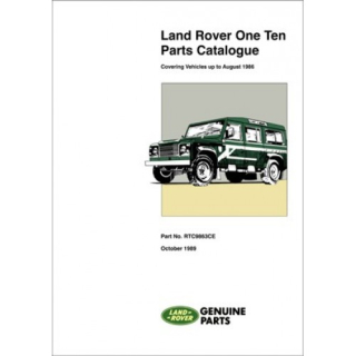 Land Rover One Ten Parts Catalogue