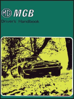MG MGB Tourer & GT 1976 Drivers Handbook