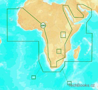 Navionics: Afrika a Střední Východ (30XG) SD