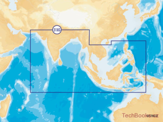 Navionics: Indický oceán a Jihočínské moře (31XG) SD