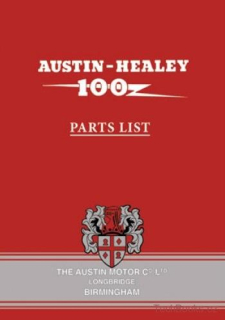 Austin-Healey 100 Parts List