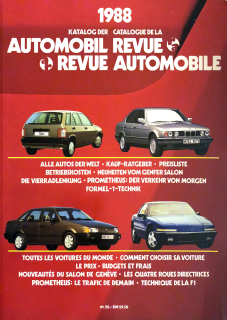 1988 - Katalog der Automobil Revue