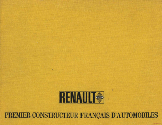 Renault - Premier Constructeur Français D'automobiles (Renault 16)