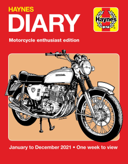 Haynes Desk Diary 2021 - Motorcycle Enthusiast Edition - oficiální diář 