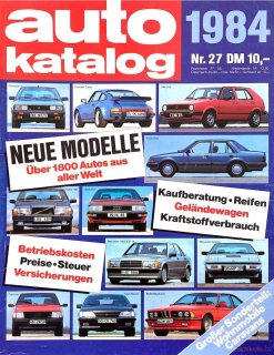 1984 - AMS Auto Katalog (německá verze)