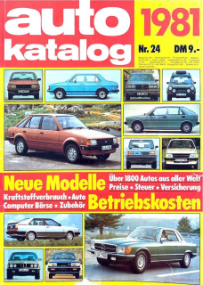 1981 - AMS Auto Katalog (německá verze)