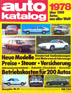 1978 - AMS Auto Katalog (německá verze)