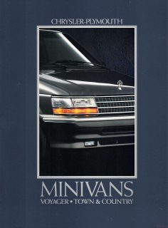 Chrysler Town & Country, Plymouth Voyager minivans 1992 (Prospekt)