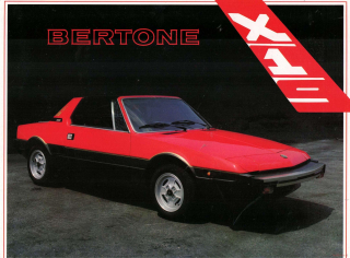 Bertone X1/9 1982-89 (Prospekt)
