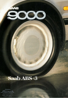 Saab 9000 ABS+3 1986 (Prospekt/brožura)