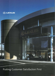 Lexus 2003 - Putting Customer Satisfaction First (Prospekt)
