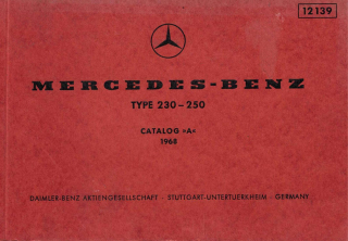 Mercedes-Benz W114 230-250 (od 1968)
