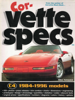 Corvette C4 Specs - 1984-1996 Models