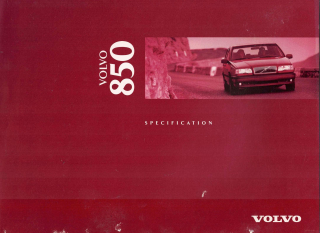 Volvo 850 1996 Specifications (Prospekt)