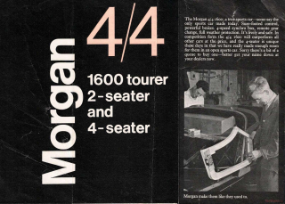 Morgan 4/4 1600 tourer 1969 (Prospekt)