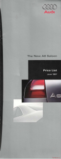 Audi A6 1998 Price List (Prospekt)