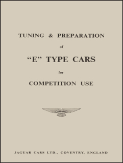 Jaguar E-Type Tuning & Preparation For Competition Use