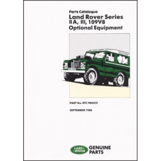 Land Rover Series 2A 3 109V8 Optional Equipment Parts Catalogue