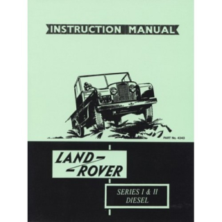 Land Rover Series I & II Diesel Instruction Manual
