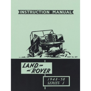 Land Rover Series I Owners Handbook 1948-1958