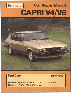 Ford Capri I/II/III V4/V6 (od 69)