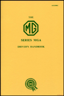 MG MGA Drivers Handbook