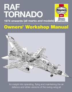 RAF Tornado 1974 onwards (all marks and models) 
