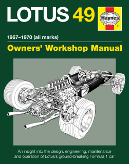 Lotus 49 Owners Manual 1967-1970