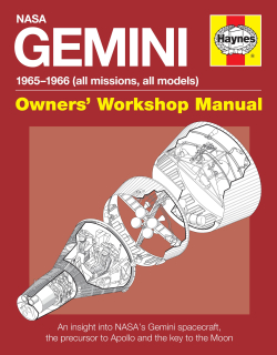 Gemini Manual - 1965-1966, all missions, all models
