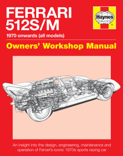 Ferrari 512 S/M Manual 1970 onwards (all models)